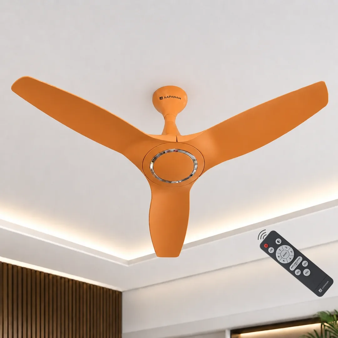 Aapanam Vixa Pro Kesar Gold BLDC ceiling fan